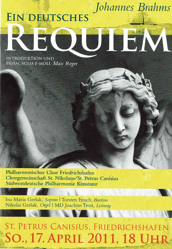 image from 2011: Ein deutches Requiem von Brahms